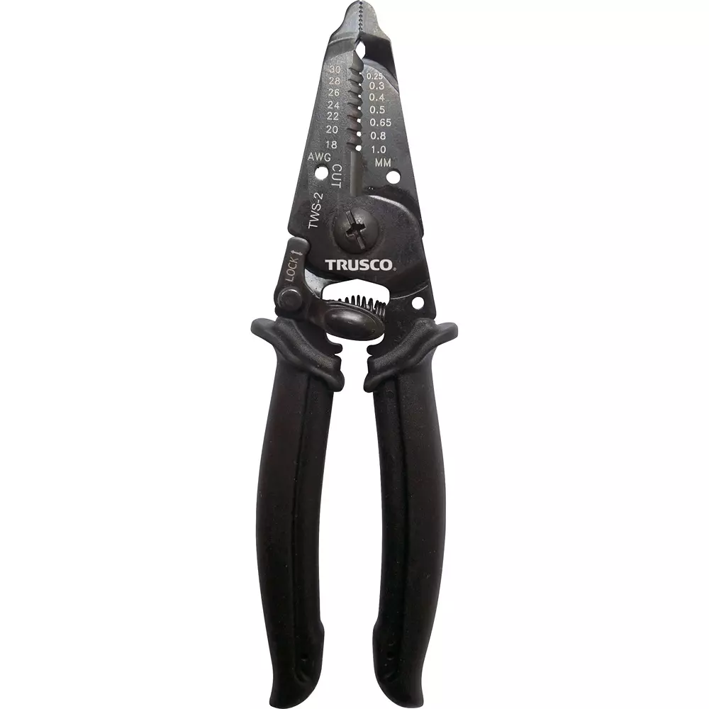 TRUSCO Wire Stripper 165 mm Overall Length, TWS-2