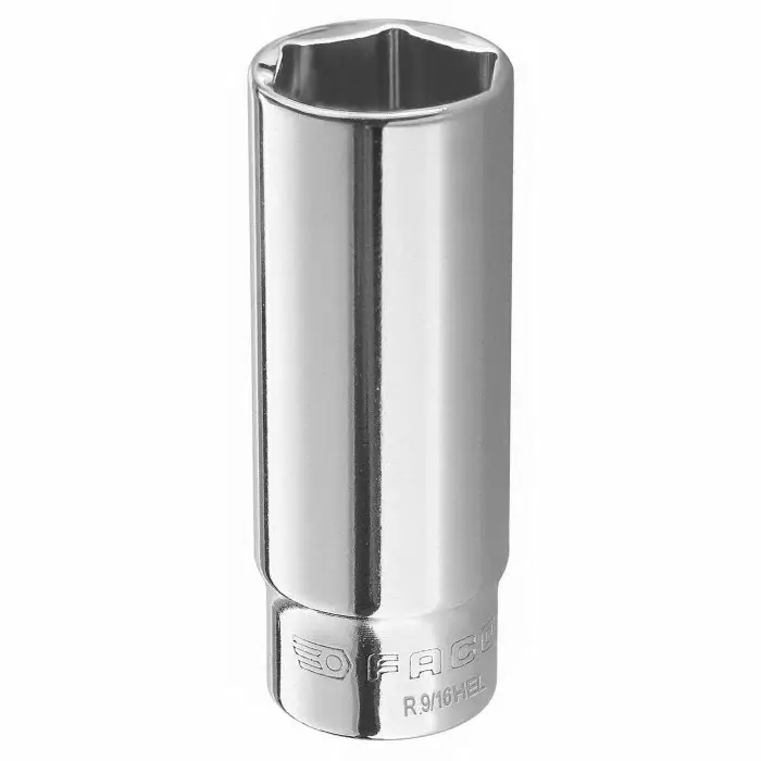 Facom 1/4 inch Drive 1/8in Long Socket, 6 point, 50 mm Overall Length, R.1/8HEL