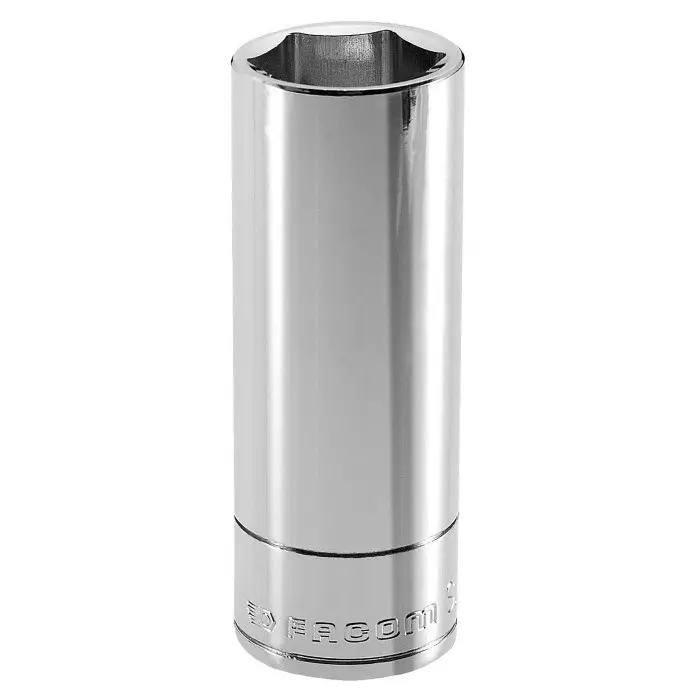 Facom 3/8 inch Drive 10mm Long Socket, 6 point, 55 mm Overall Length, J.10HLA