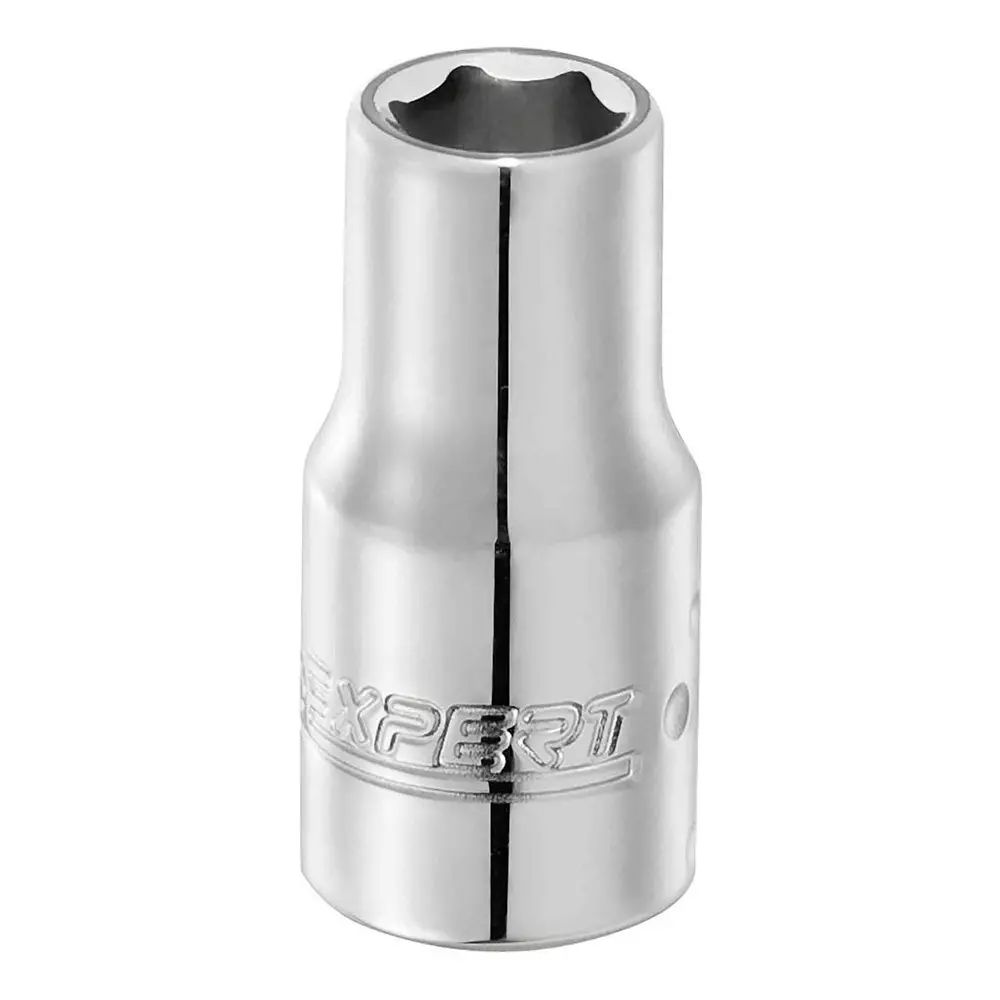 Facom 1/4 inch Drive 13mm Standard Socket, 6 point, 25 mm Overall Length, E117353