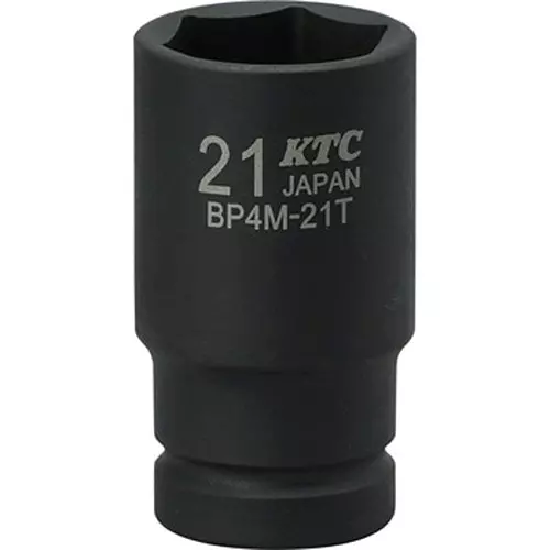 Ktc Semi-Deep Impact Socket 52 mm OL 12.7 mm Sq. Drive, BP4M-21T