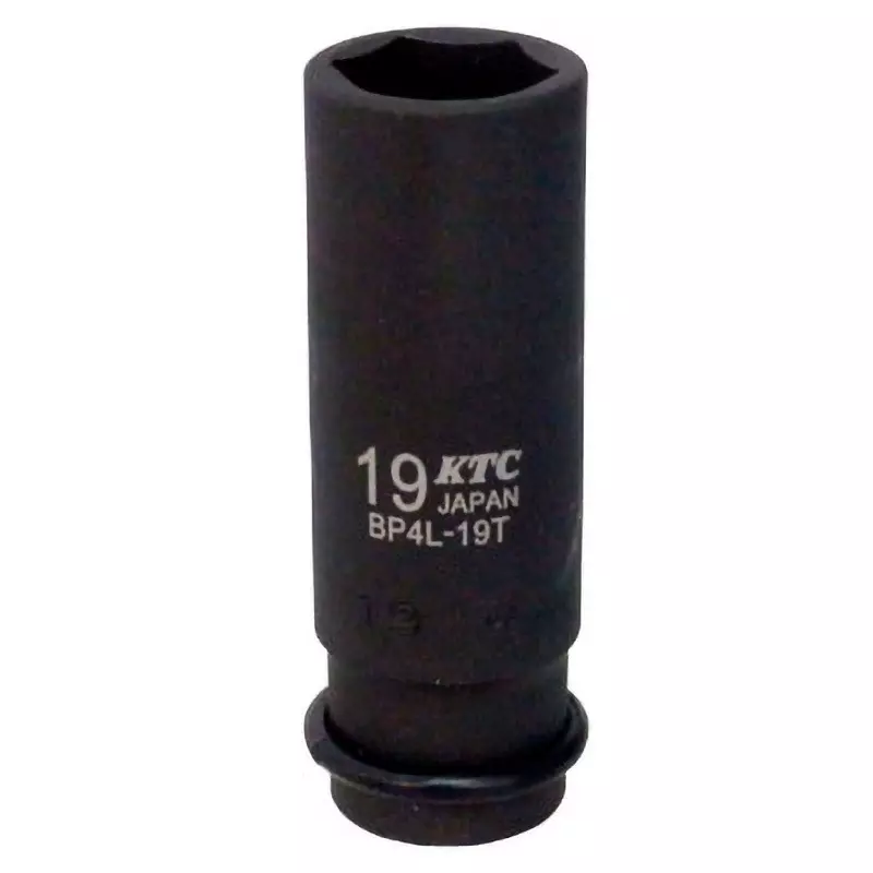 Ktc Impact Wrench Socket with Pin and Ring 12.7 mm Sq. Drive, BP4L-19TP