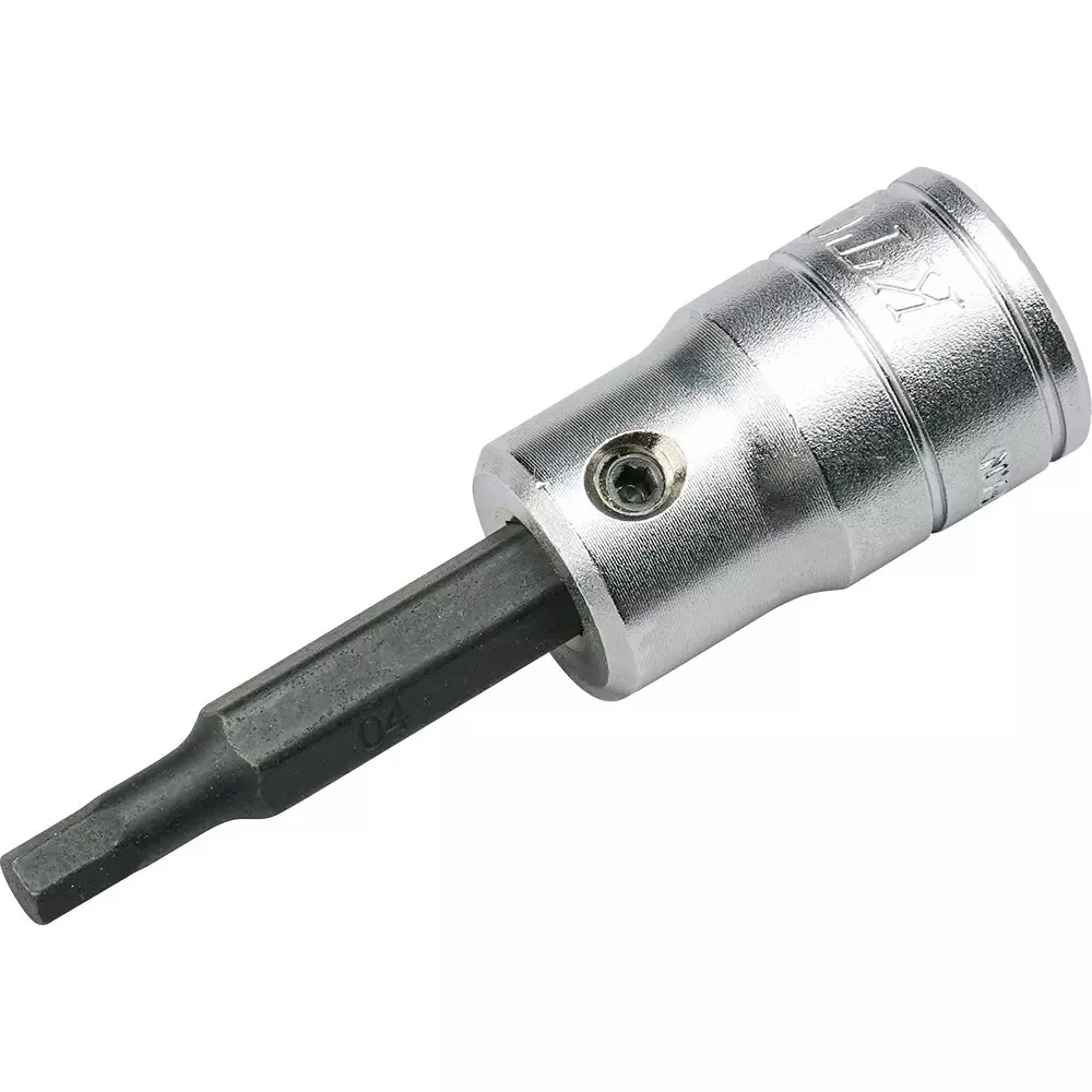 Ktc Hexagon Bit Socket 4 mm 9.5 mm (3/8 Inch) Square Drive 61 mm Length, BT3-04