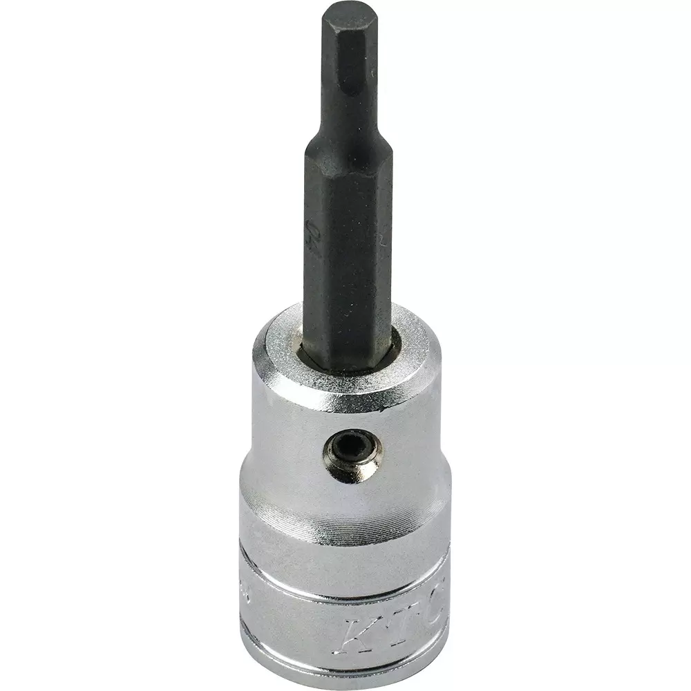 Ktc Hexagon Bit Socket 4 mm 9.5 mm (3/8 Inch) Square Drive 61 mm Length, BT3-04