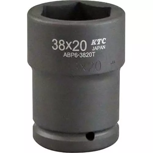 Ktc Truck Wheel Nut Combination Socket 38 mm Hex x20 mm Sq. Hole 19 mm Sq. Drive, ABP6-3820TP