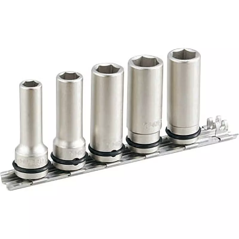 TONE Long Socket Set With Holder 9.5 mm, HNV305L (5 Pcs Set)