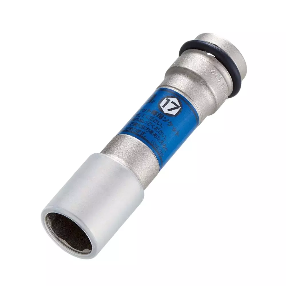 TONE Thin Long Foil Nut Socket 17 mm, 4APQF-17LN