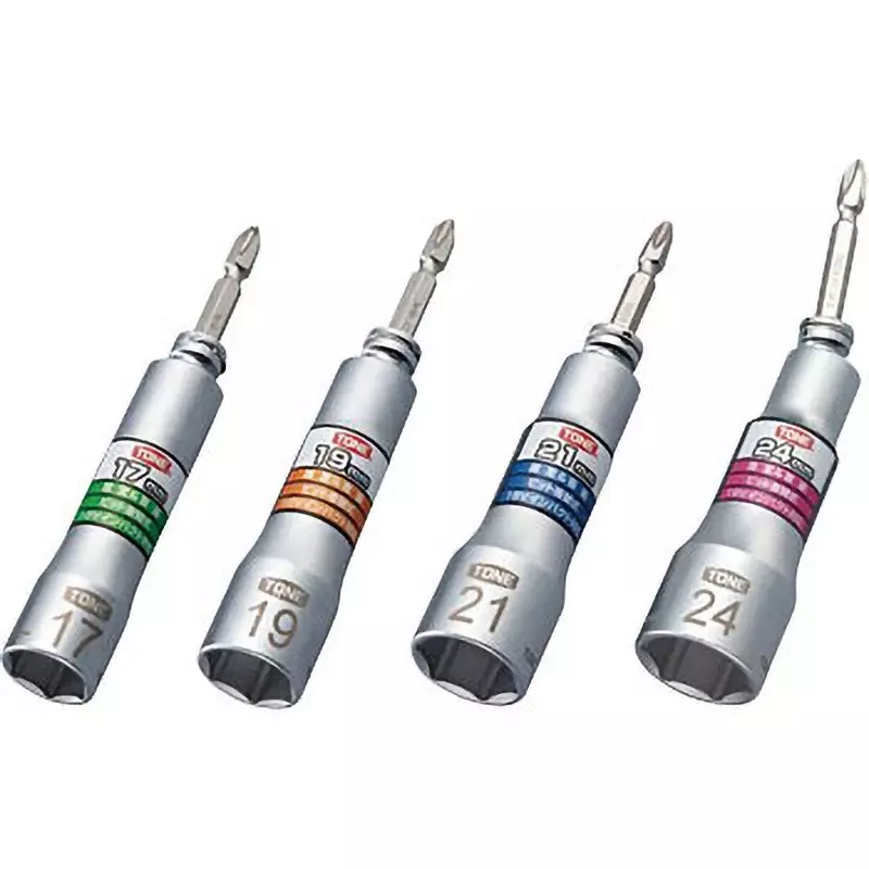 TONE Replaceable Universal Bit Socket 10 mm Hex Size Across Flates, 2BNU-10