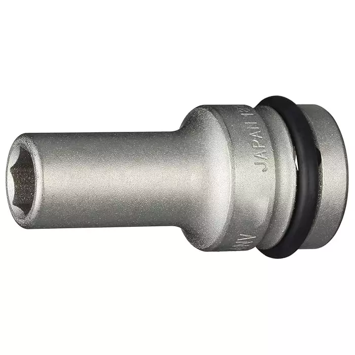 TONE Impact long socket 12.7 mm Dirve 12 mm Width across Flats for Pin P3020S, O-ring RP20S, HP4NV-12L