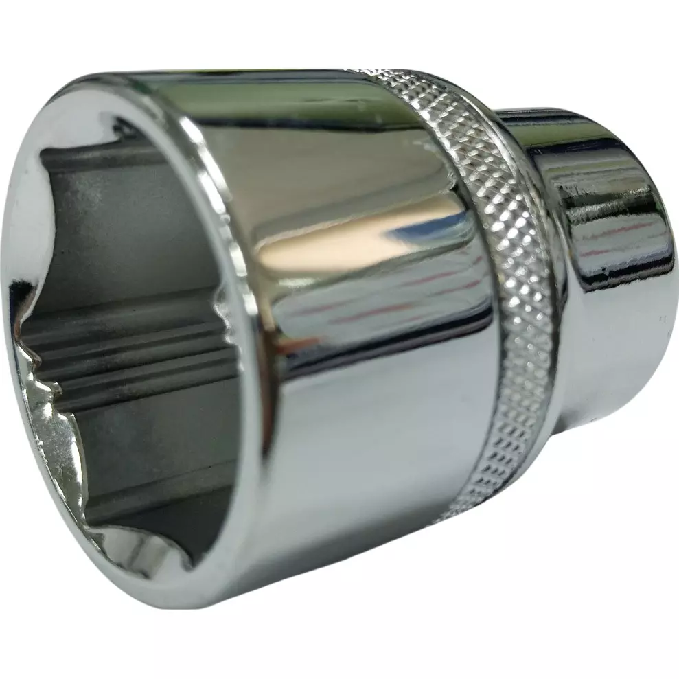 TRUSCO SP Socket Chrome-Plated 42 mm Overall Length, TSSP4-26S