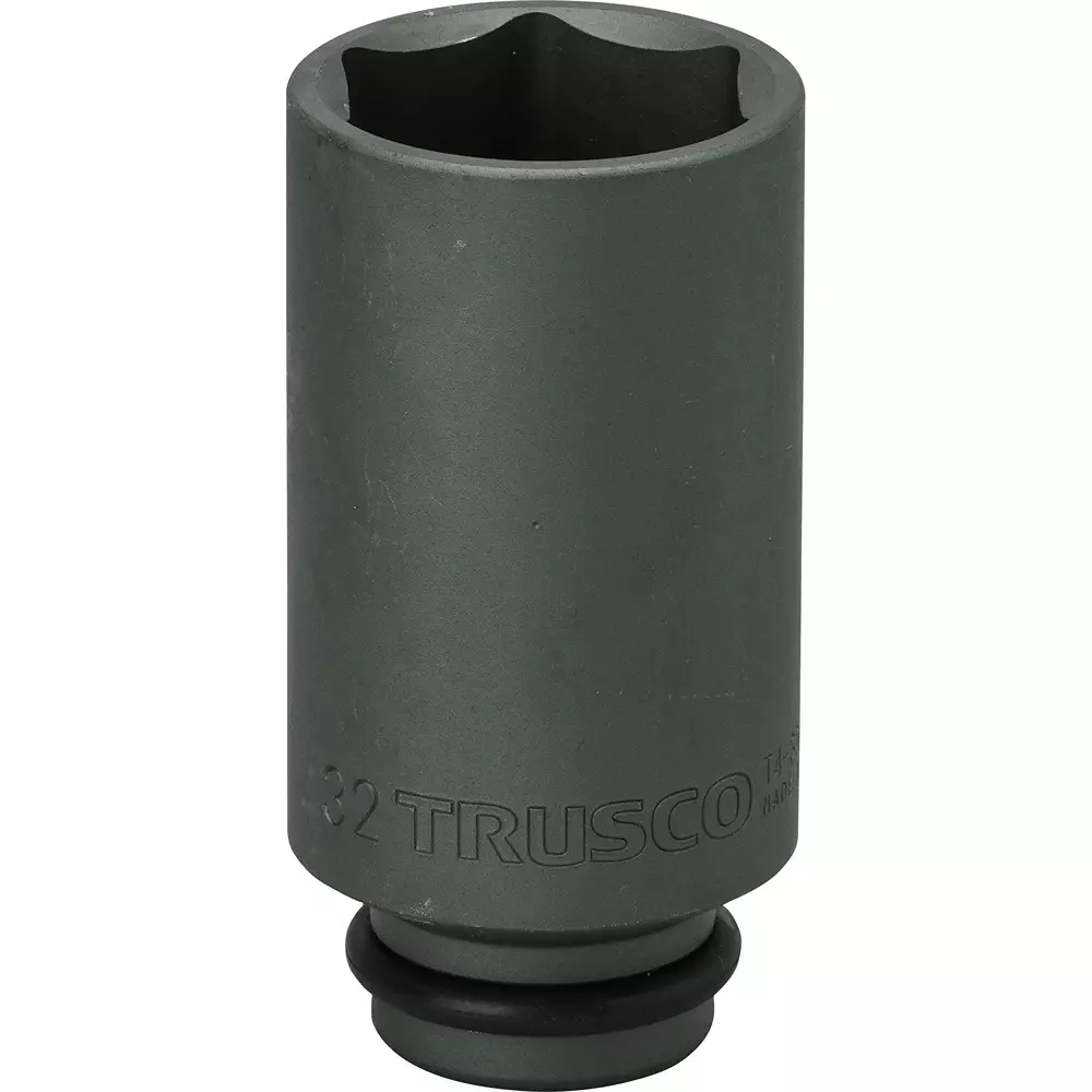 TRUSCO Long Socket 32 mm Hex Size, T4-32AL