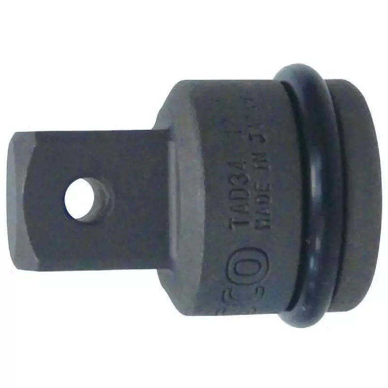 TRUSCO Impact Socket Adapter Concave / 9.5, convex / 12.7 mm Square Drive,TAD34