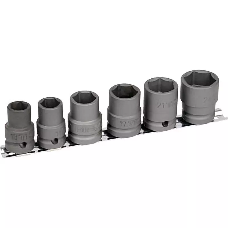 TRUSCO Impact Socket Set 12.7 mm Square Drive,T4-5SET (Pack of 6 Pcs)