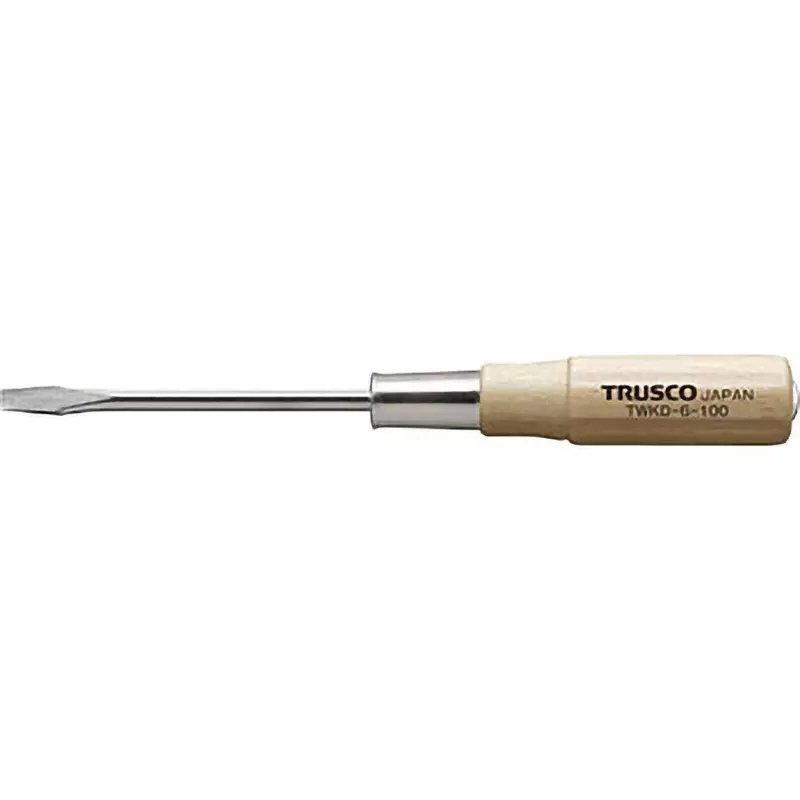 TRUSCO Penetrating Screwdriver Minus Tip, TWKD-6-100