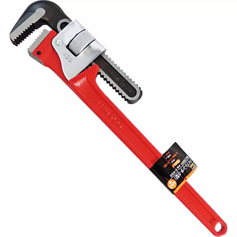 TRUSCO Pipe Wrench 450 mm Overall Length, TPW-450