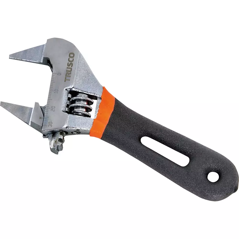 TRUSCO Thin Wide Monkey Short Type Spanner Chromium Vanadium Steel, TRMW-36ST