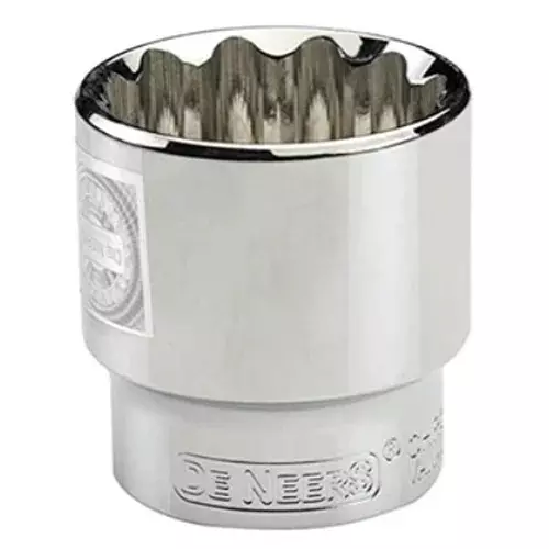 De Neers Bi-Hex Socket Chrome Vanadium Steel 19 mm (3/4 inch) Drive and 60 mm Size, DN-7084