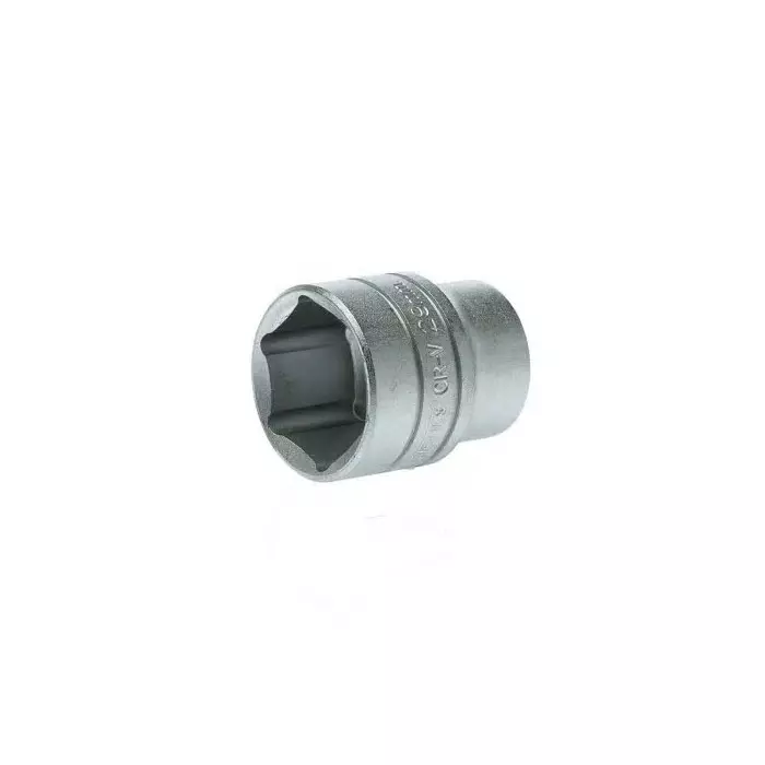 Teng Tools 1/2 inch Drive 29 mm Standard Socket, 6 Point, 43 mm Overall Length, M1205296-C