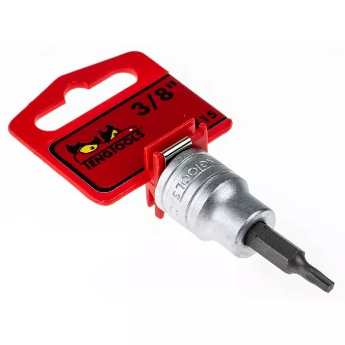 Teng Tools 3/8 inch Drive Bit Socket, Torx Bit, T15, M381215T-C