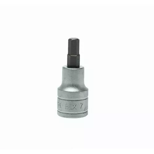 Teng Tools 1/2 inch Drive Bit Socket, Hex Bit, 7 mm, M121507-C