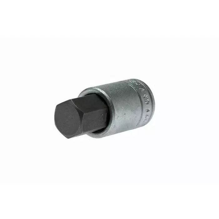 Teng Tools 1/2 inch Drive Bit Socket, Hex Bit, 19 mm, M121519-C