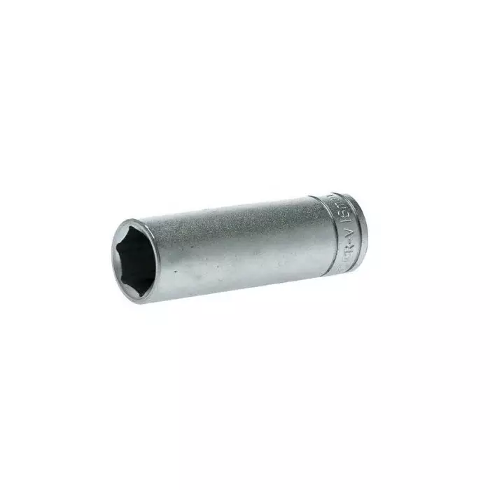 Teng Tools 1/2 inch Drive 18 mm Deep Socket, 6 Point, 79 mm Overall Length, M1206186-C