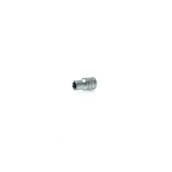 Teng Tools 1/4 inch Drive 6 mm Standard Socket, 6 Point, 25 mm Overall Length, M140506-C