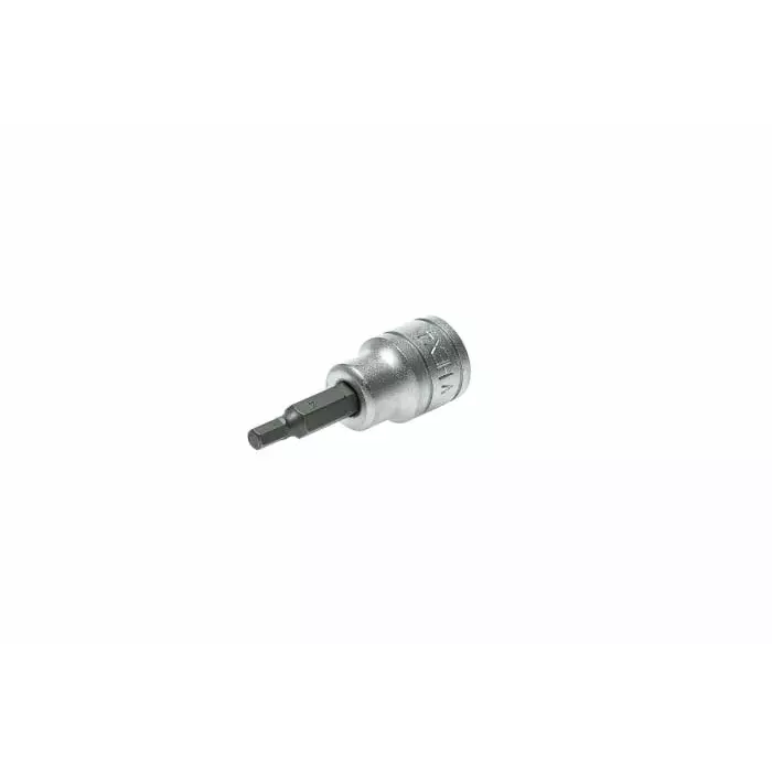 Teng Tools 3/8 inch Drive Bit Socket, Hex Bit, 4 mm, M381504-C