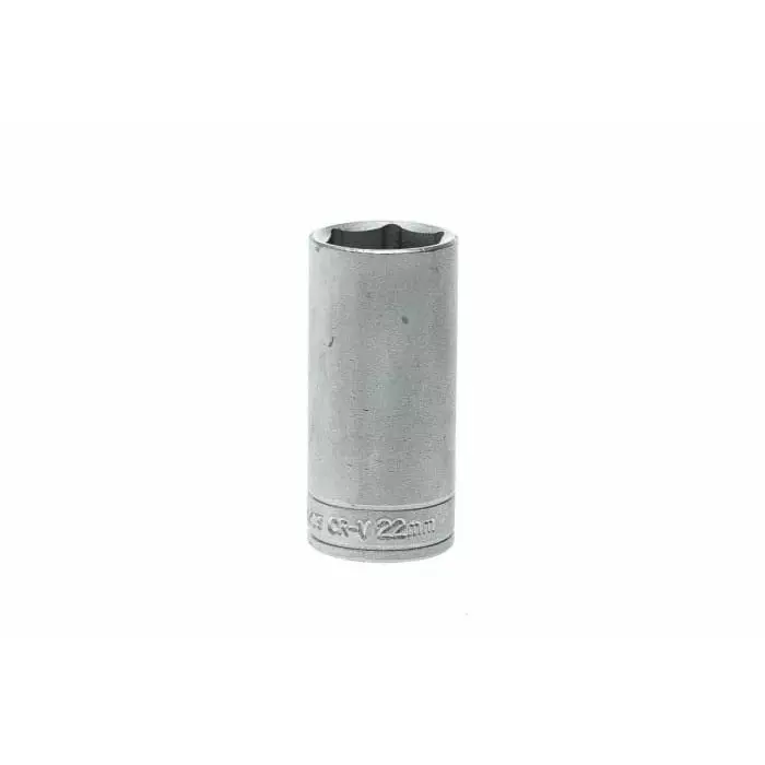 Teng Tools 3/8 inch Drive 22 mm Deep Socket, 6 Point, 45.5 mm Overall Length, M380622-C