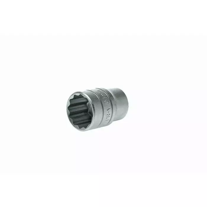 Teng Tools 1/2 inch Drive 21 mm Standard Socket, 12 Point, 38 mm Overall Length, M120521-C