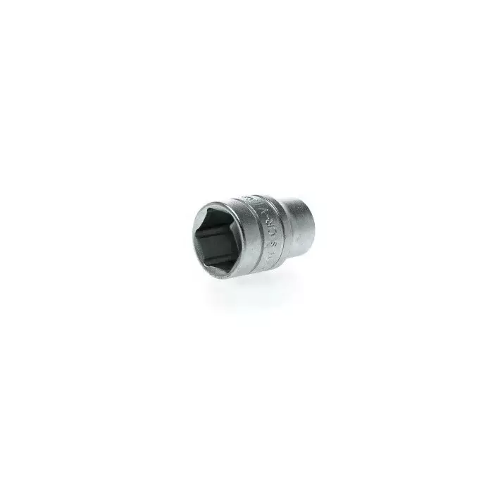 Teng Tools 1/4 inch Drive 13 mm Standard Socket, 6 Point, 25 mm Overall Length, M140513-C