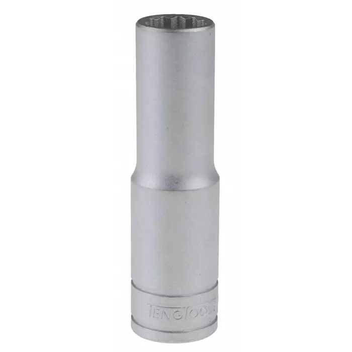 Teng Tools 1/2 inch Drive 13 mm Deep Socket, 12 Point, 79 mm Overall Length, M120613-C