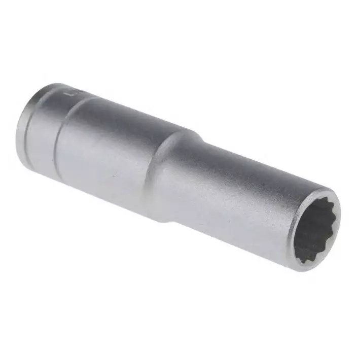 Teng Tools 1/2 inch Drive 13 mm Deep Socket, 12 Point, 79 mm Overall Length, M120613-C