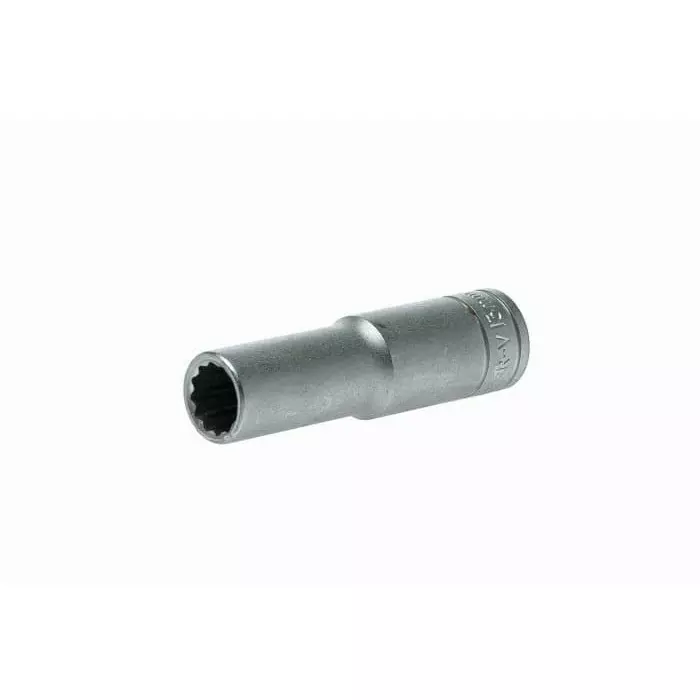 Teng Tools 1/2 inch Drive 13 mm Deep Socket, 12 Point, 79 mm Overall Length, M120613-C