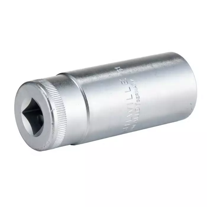STAHLWILLE 1/2 in Drive 1in Deep Socket, 12 point, 83 mm Overall Length, 3420048