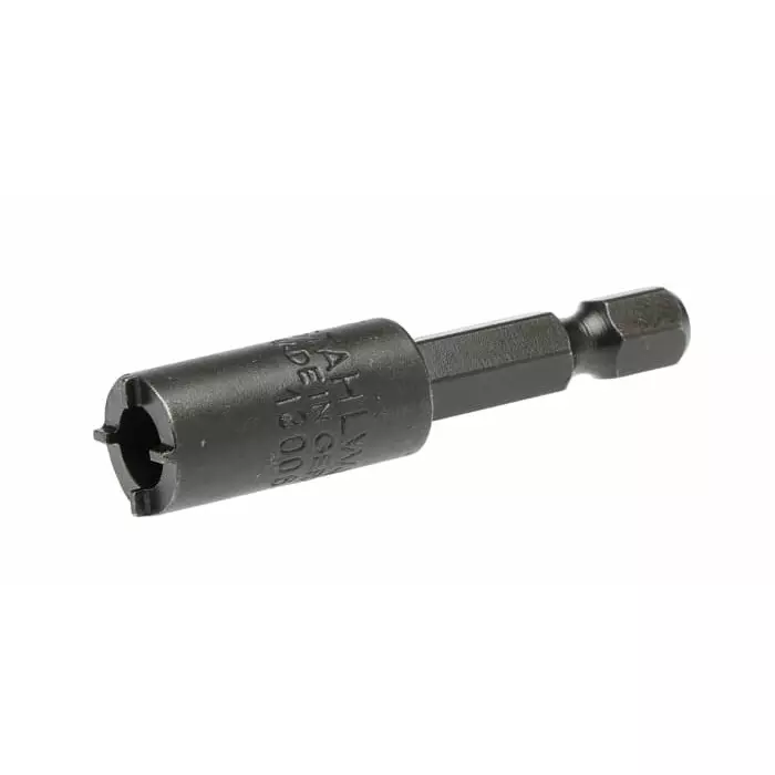 STAHLWILLE 1/4 in Drive Bit Socket, Hex Bit, 6.3 mm, 50 mm Overall Length, 8230001