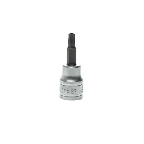 Teng Tools 3/8 inch Drive Bit Socket, Tamperproof Torx Bit, T27, M381227-C
