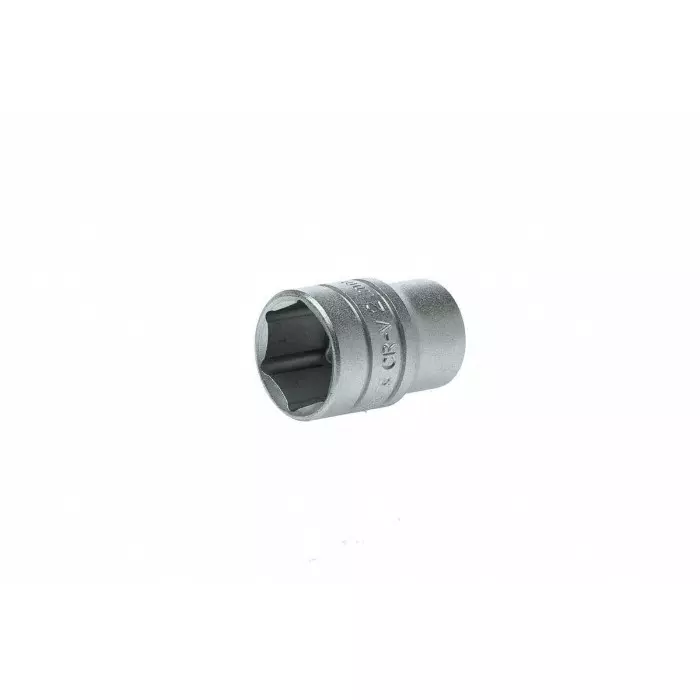Teng Tools 1/2 inch Drive 21 mm Standard Socket, 6 Point, 38 mm Overall Length, M1205216-C