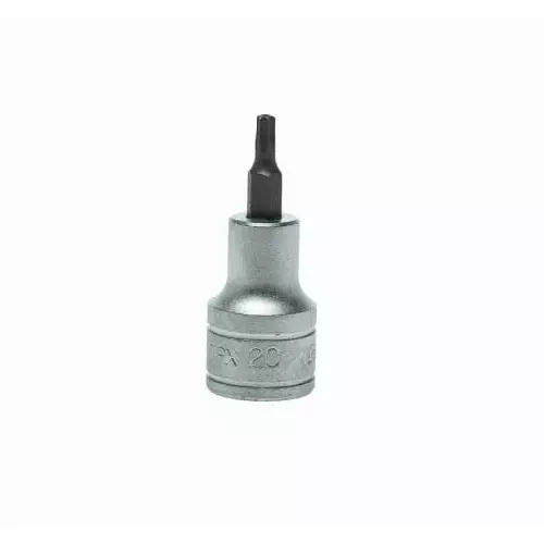 Teng Tools 1/2 inch Drive Bit Socket, Tamperproof Torx Bit, T20, M121220-C