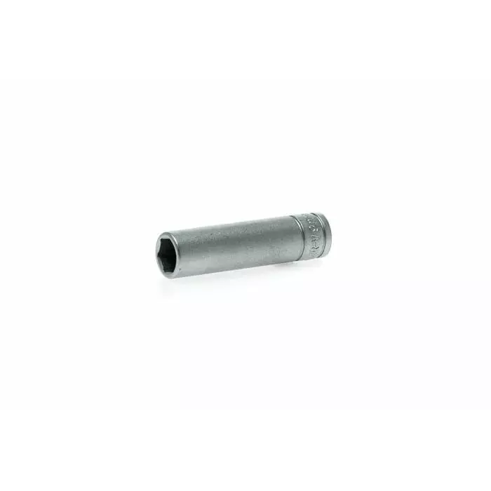 Teng Tools 1/4 inch Drive 9 mm Deep Socket, 6 Point, 49.5 mm Overall Length, M140609-C