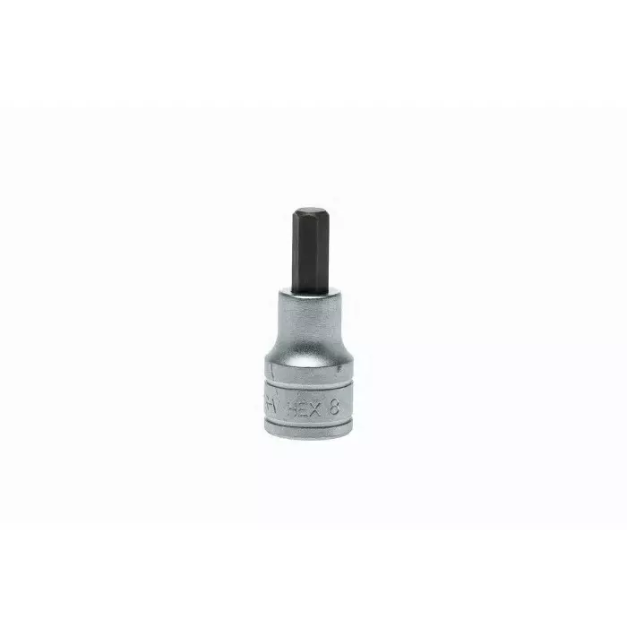 Teng Tools 1/2 inch Drive Bit Socket, Hex Bit, 8 mm, M121508-C