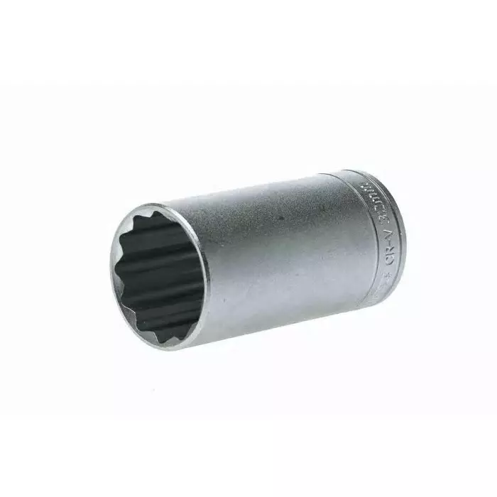 Teng Tools 1/2 inch Drive 32 mm Deep Socket, 12 Point, 79 mm Overall Length, M120632-C