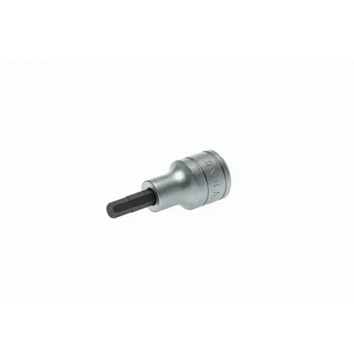 Teng Tools 1/2 inch Drive Bit Socket, Hex Bit, 6 mm, M121506-C