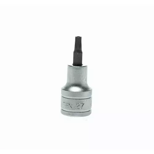 Teng Tools 1/2 inch Drive Bit Socket, Tamperproof Torx Bit, T27, M121227-C