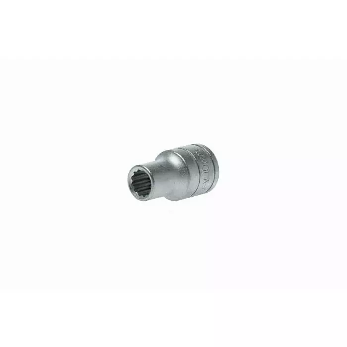 Teng Tools 1/2 inch Drive 10 mm Standard Socket, 12 Point, 38 mm Overall Length, M120510-C