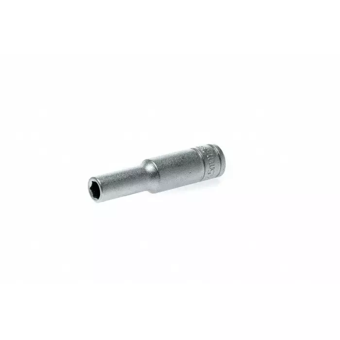 Teng Tools 1/4 inch Drive 5.5 mm Deep Socket, 6 Point, 49.5 mm Overall Length, M1406055-C
