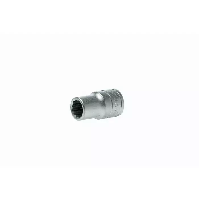 Teng Tools 1/2 inch Drive 12 mm Standard Socket, 12 Point, 38 mm Overall Length, M120512-C