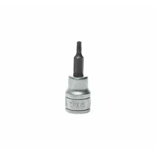 Teng Tools 3/8 inch Drive Bit Socket, Tamperproof Torx Bit, T15, M381215-C