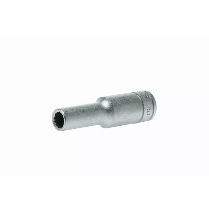 Teng Tools 1/2 inch Drive 10 mm Deep Socket, 12 Point, 25 mm Overall Length, M120610-C
