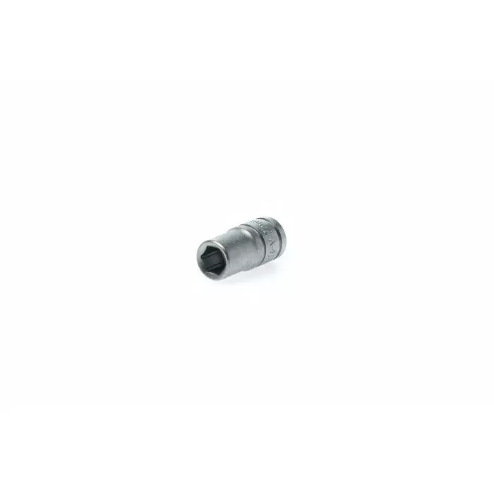 Teng Tools 1/4 inch Drive 7 mm Standard Socket, 6 Point, 25 mm Overall Length, M140507-C